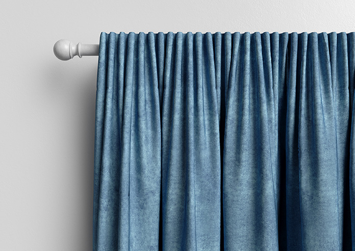 Florence Faux Suede, Prussian Blue - Made to Measure Curtains - Image 10